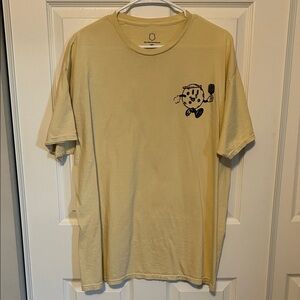 Main Street Pickleball Yellow Graphic Tee Unisex XL